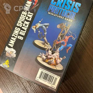 Описание картинки Spider-Man and Black Cat от Coyote по цене 2 400руб | Свободный Рынок Миниатюр - СРМ