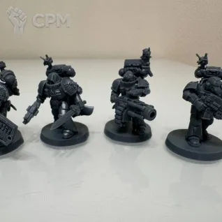Описание картинки Warhammer 40000 Deathwatch Squad от @Avdohaprint по цене 1 300руб | Свободный Рынок Миниатюр - СРМ