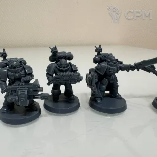 Описание картинки Warhammer 40000 Deathwatch Squad от @Avdohaprint по цене 1 300руб | Свободный Рынок Миниатюр - СРМ