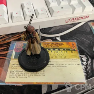 Описание картинки Sidir Alchibal Malifaux от AcidKing по цене 300руб | Свободный Рынок Миниатюр - СРМ