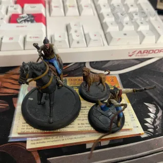 Описание картинки Malifaux Lucas McCabe + Luna от AcidKing по цене 750руб | Свободный Рынок Миниатюр - СРМ