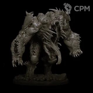 Описание картинки Chaos spawn. от Shizoface по цене 350руб | Свободный Рынок Миниатюр - СРМ