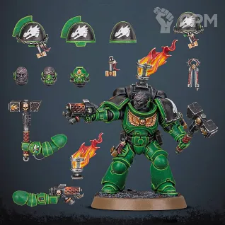 Описание картинки Salamander primaris upgrade от Laboratory of Chaos по цене 100руб | Свободный Рынок Миниатюр - СРМ