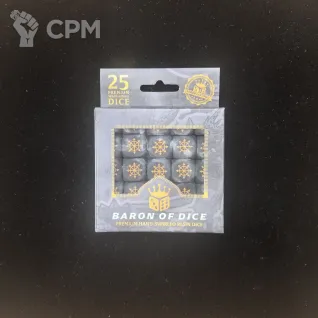 Описание картинки Набор кубов Baron Of Dice Dark Servants (Round Corner, x25 Dice) от Akella по цене 5 500руб | Свободный Рынок Миниатюр - СРМ