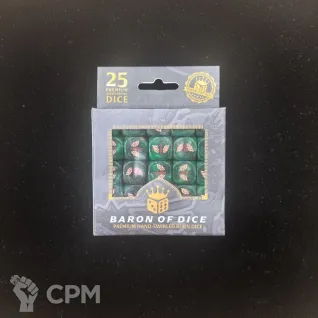 Описание картинки Набор кубов Baron Of Dice Angels of Death (Round Corner, x25 Dice) от Akella по цене 5 500руб | Свободный Рынок Миниатюр - СРМ