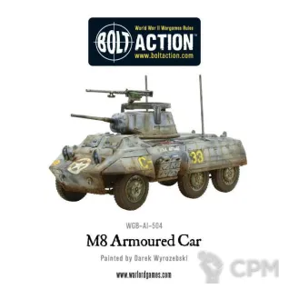 Описание картинки M8/20 Greyhound (Борзая) от Ogai по цене 2 000руб | Свободный Рынок Миниатюр - СРМ