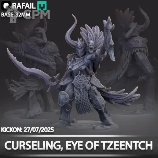 Описание картинки Curseling, Eye of Tzeentch от MrMetalHorror по цене 300руб | Свободный Рынок Миниатюр - СРМ