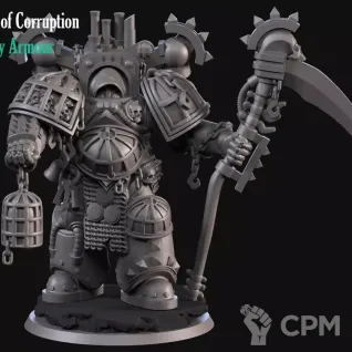 Описание картинки Lord of Contagion от MrMetalHorror по цене 400руб | Свободный Рынок Миниатюр - СРМ