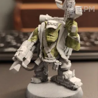 Описание картинки Ork Kommando от Tesler по цене 3 000руб | Свободный Рынок Миниатюр - СРМ