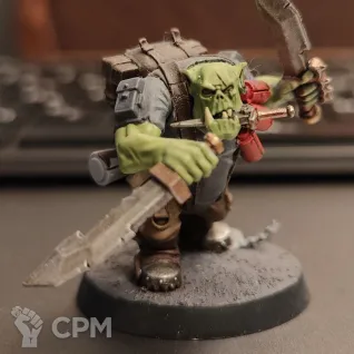 Описание картинки Ork Kommando от Tesler по цене 3 000руб | Свободный Рынок Миниатюр - СРМ