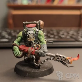 Описание картинки Ork Kommando от Tesler по цене 3 000руб | Свободный Рынок Миниатюр - СРМ
