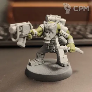 Описание картинки Ork Kommando от Tesler по цене 3 000руб | Свободный Рынок Миниатюр - СРМ