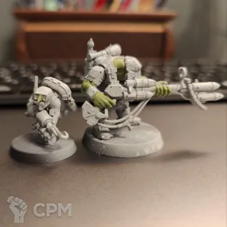Описание картинки Ork Kommando от Tesler по цене 3 000руб | Свободный Рынок Миниатюр - СРМ