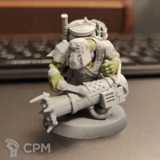 Описание картинки Ork Kommando от Tesler по цене 3 000руб | Свободный Рынок Миниатюр - СРМ