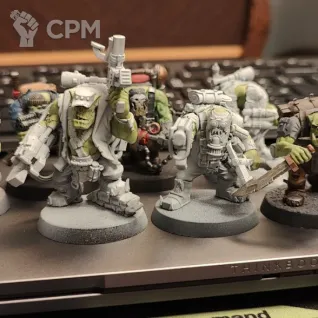 Описание картинки Ork Kommando от Tesler по цене 3 000руб | Свободный Рынок Миниатюр - СРМ