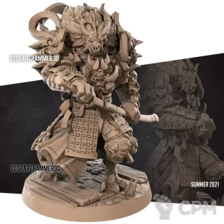 Описание картинки Daemon Prince of Chaos от MrMetalHorror по цене 1 200руб | Свободный Рынок Миниатюр - СРМ