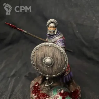 Описание картинки The medieval spearman от 3D and painting по цене 3 000руб | Свободный Рынок Миниатюр - СРМ