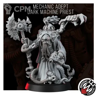 Описание картинки Dark Mechanicus Tech-Priest Enginseer от MrMetalHorror по цене 350руб | Свободный Рынок Миниатюр - СРМ