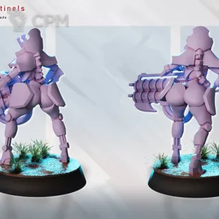 Описание картинки Living Metal Sentinels от PocketSized Prints по цене 750руб | Свободный Рынок Миниатюр - СРМ