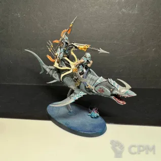 Описание картинки Idoneth Deepkin: Akhelian Allopex от PeaceMaker по цене 3 200руб | Свободный Рынок Миниатюр - СРМ