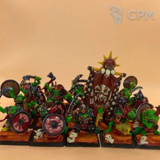 Описание картинки Orc Boyz Mob от Dark_Demogorgon по цене 6 000руб | Свободный Рынок Миниатюр - СРМ