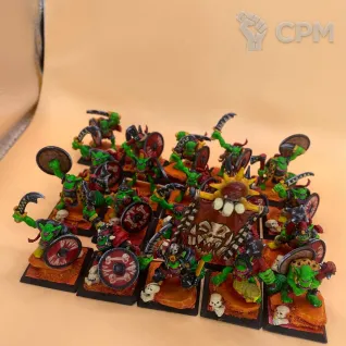 Описание картинки Orc Boyz Mob от Dark_Demogorgon по цене 6 000руб | Свободный Рынок Миниатюр - СРМ