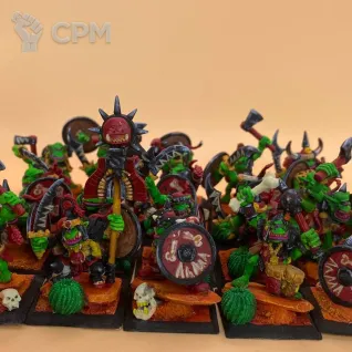 Описание картинки Orc Boyz Mob от Dark_Demogorgon по цене 6 000руб | Свободный Рынок Миниатюр - СРМ