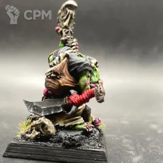 Описание картинки Orc Shaman Nazgob от Dark_Demogorgon по цене 3 000руб | Свободный Рынок Миниатюр - СРМ