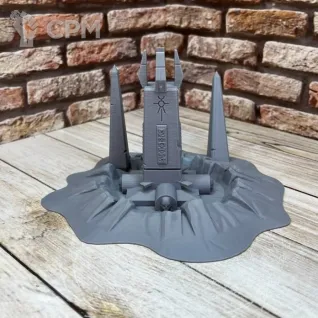Описание картинки Руины обелиска, Некроны от HellHammer 3D Print по цене 645руб | Свободный Рынок Миниатюр - СРМ
