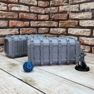 Описание картинки Контейнеры от HellHammer 3D Print по цене 945руб | Свободный Рынок Миниатюр - СРМ