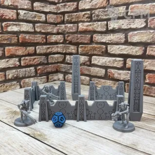 Описание картинки Баррикады, Некроны от HellHammer 3D Print по цене 755руб | Свободный Рынок Миниатюр - СРМ