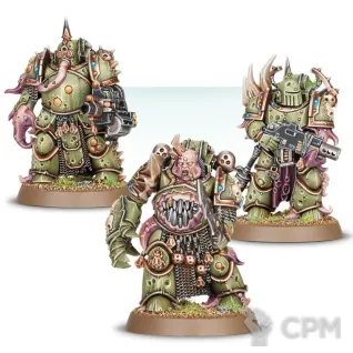 Описание картинки Plague Marines 3 шт. от Бруталити по цене 600руб | Свободный Рынок Миниатюр - СРМ