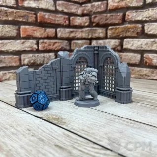 Описание картинки Руины Империума №6 от HellHammer 3D Print по цене 440руб | Свободный Рынок Миниатюр - СРМ