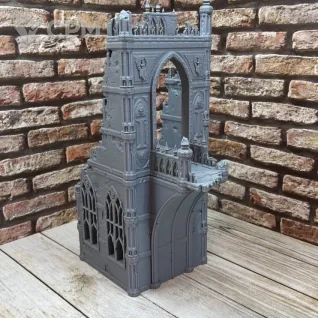 Описание картинки Руины Империума №2 от HellHammer 3D Print по цене 1 750руб | Свободный Рынок Миниатюр - СРМ
