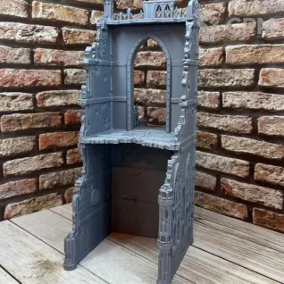 Описание картинки Руины Империума №2 от HellHammer 3D Print по цене 1 750руб | Свободный Рынок Миниатюр - СРМ