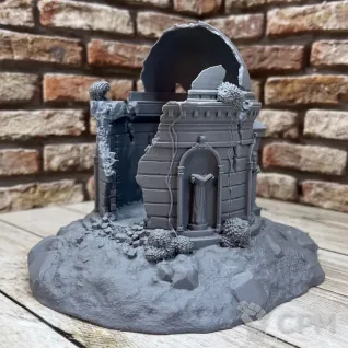 Описание картинки Руины Гробницы, Trench от HellHammer 3D Print по цене 1 300руб | Свободный Рынок Миниатюр - СРМ