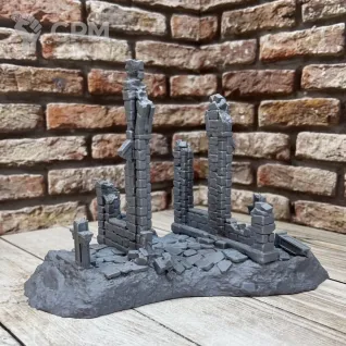 Описание картинки Руины Комплекса, Trench, Warhammer от HellHammer 3D Print по цене 950руб | Свободный Рынок Миниатюр - СРМ