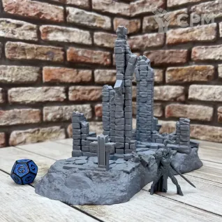 Описание картинки Руины Комплекса, Trench, Warhammer от HellHammer 3D Print по цене 950руб | Свободный Рынок Миниатюр - СРМ