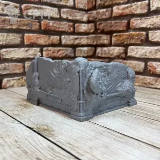 Описание картинки Зараженные руины №1, Тираниды от HellHammer 3D Print по цене 680руб | Свободный Рынок Миниатюр - СРМ