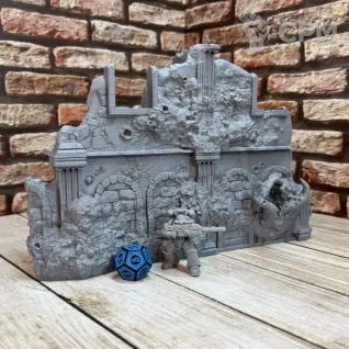 Описание картинки Зараженные руины №7, Тираниды от HellHammer 3D Print по цене 1 500руб | Свободный Рынок Миниатюр - СРМ