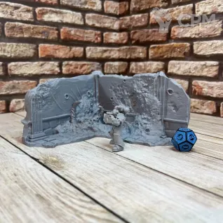 Описание картинки Зараженные руины №1, Тираниды от HellHammer 3D Print по цене 680руб | Свободный Рынок Миниатюр - СРМ