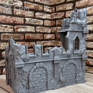 Описание картинки Зараженные руины №9, Тираниды от HellHammer 3D Print по цене 2 000руб | Свободный Рынок Миниатюр - СРМ