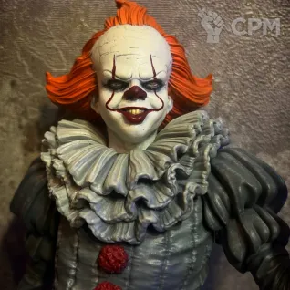 Описание картинки Pennywise / Оно от Yak Evil по цене 18 000руб | Свободный Рынок Миниатюр - СРМ