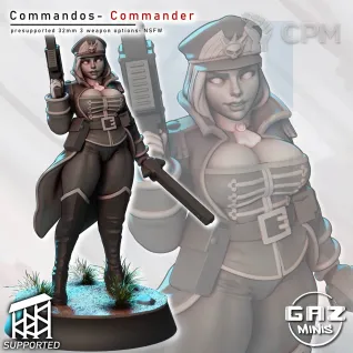 Описание картинки Commander от PocketSized Prints по цене 200руб | Свободный Рынок Миниатюр - СРМ