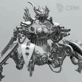 Описание картинки Chaos defiler (She) от Destr по цене 2 800руб | Свободный Рынок Миниатюр - СРМ