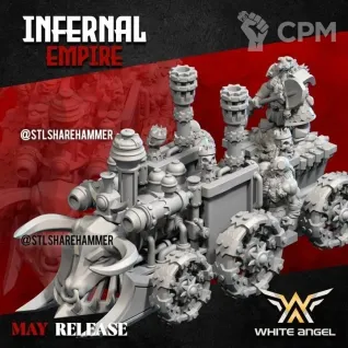 Описание картинки Iron Deamon War Engine от MrMetalHorror по цене 2 000руб | Свободный Рынок Миниатюр - СРМ