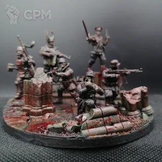 Описание картинки Виньетка Trench Crusade от @Avdohaprint по цене 5 000руб | Свободный Рынок Миниатюр - СРМ