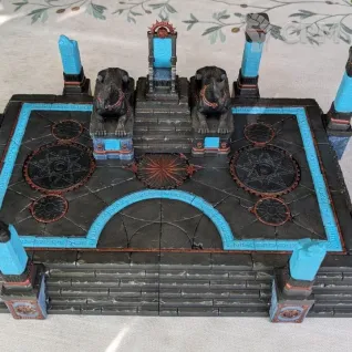 Описание картинки Dominion of Sigmar: Hallowed Stormthrone от rinaskela по цене 12 000руб | Свободный Рынок Миниатюр - СРМ