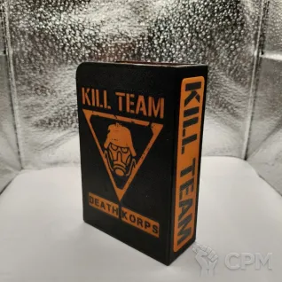 Описание картинки Коробка для карточек Kill Team-Death Korps от WebWay 3D по цене 1 600руб | Свободный Рынок Миниатюр - СРМ