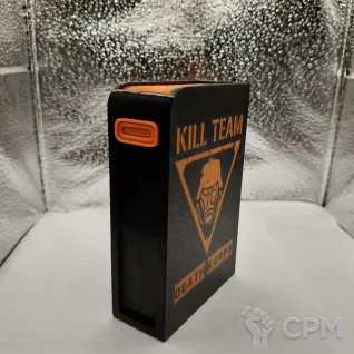 Описание картинки Коробка для карточек Kill Team-Death Korps от WebWay 3D по цене 1 600руб | Свободный Рынок Миниатюр - СРМ